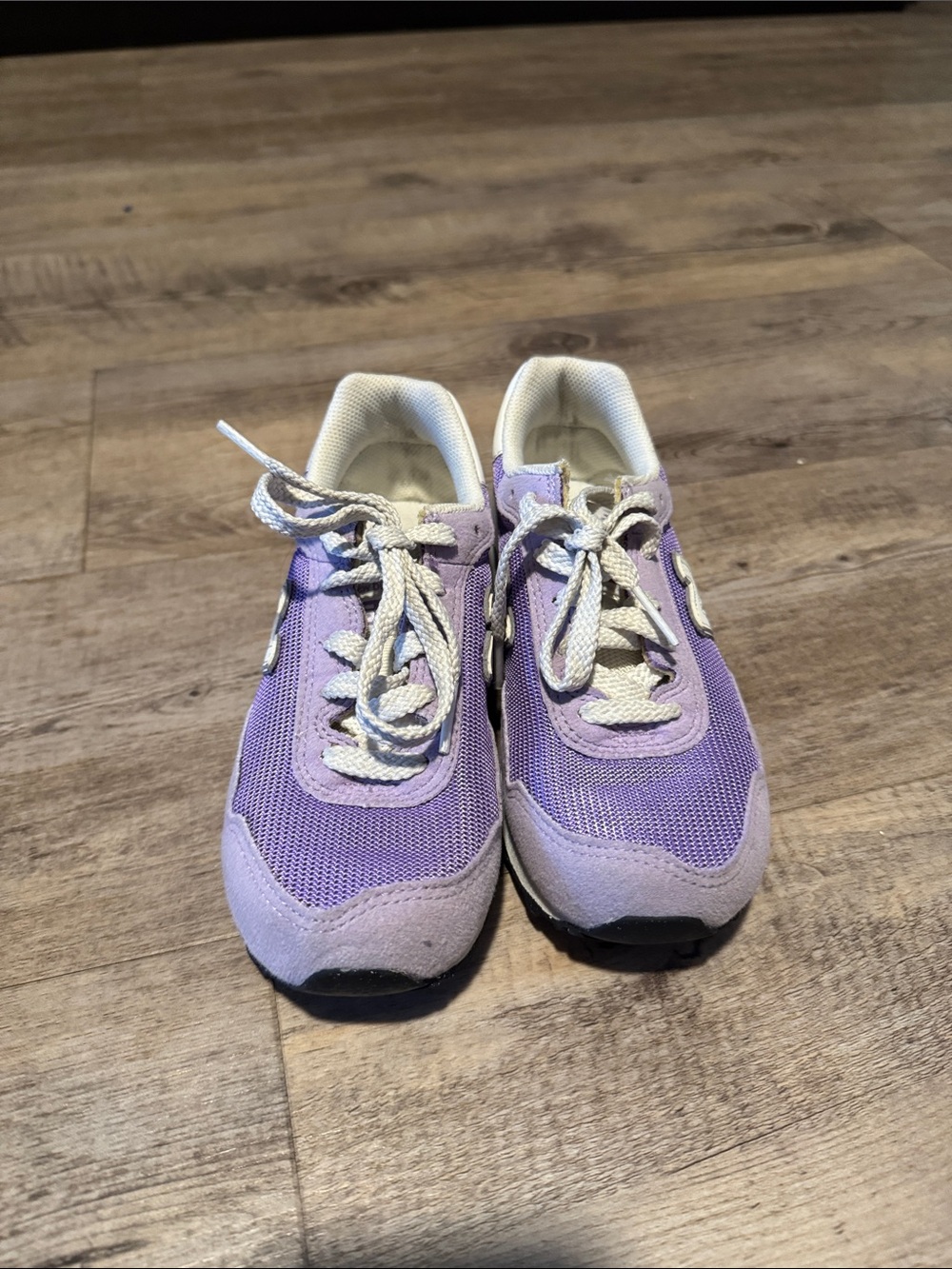 New Balance Kids Lavender Lace-Up Sneakers